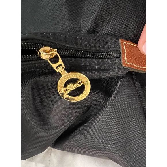 Longchamp Women's Black Le Pliage Shoulder Tote Bag Medium NWOT - Picture 7 of 10